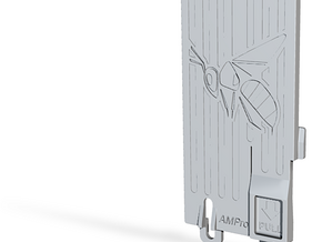 045006-02 Ampro Battery Door, Hornet Logo in Basic Nylon Plastic