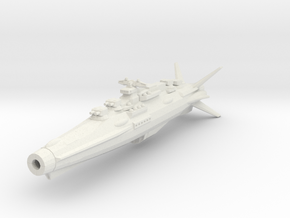 Earth Defence Fleet Cruiser Horatius Class in White Natural Versatile Plastic