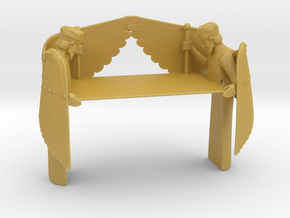 Mercy Seat for Ark of the Covenant in Tan Fine Detail Plastic