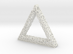 twoinchtriangle in White Natural Versatile Plastic