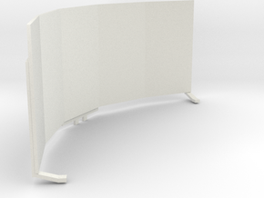 REMIX II - Backwall in White Natural Versatile Plastic