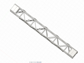 O-scale 1/48 Cleveland CUT catenary bridge 2 trk  in Accura Xtreme