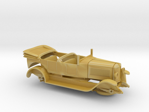 1:87 - Unic L roadster 1922 in Tan Fine Detail Plastic