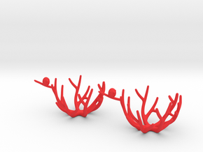 birdsnest eggcups duo in Red Processed Versatile Plastic