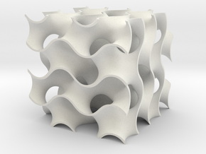 gyroid surface in White Natural Versatile Plastic