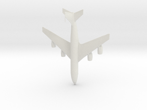 1/400 Boeing KC135F with spear tail in White Natural Versatile Plastic