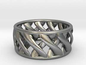 Link Ring in Natural Silver