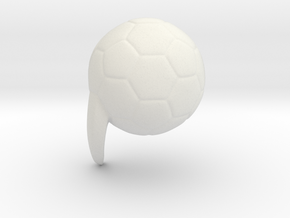 football mod in White Natural Versatile Plastic