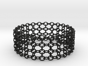 3in Shogun Bracelet in Black Natural Versatile Plastic