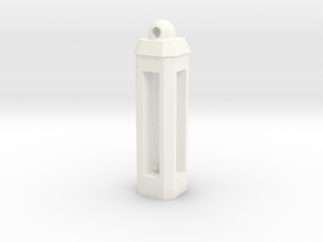 Tritium Keychain Lantern in White Processed Versatile Plastic