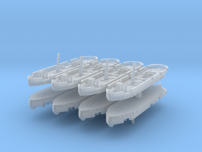 Dapper Class Gunboat 1:1200 in Tan Fine Detail Plastic