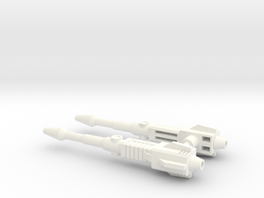 Seeker Missile 2.0 Shorter Length in White Processed Versatile Plastic