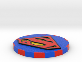 Superman Card Cover  in Full Color Sandstone