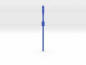 Replacement spear for Castle Grayskull, version 2 in Blue Processed Versatile Plastic