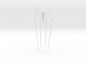 TASM Spider Symbol in White Natural Versatile Plastic