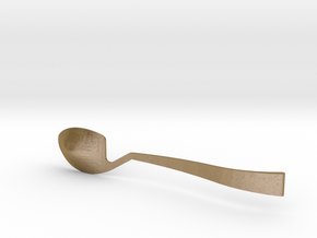 Jinard Flatware Spoon in Polished Gold Steel