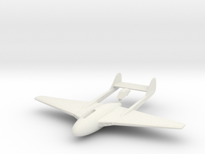 Aircraft-  DH 100 Vampire Mk III (1/144th) in White Natural Versatile Plastic