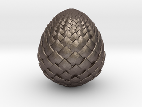 Game Of Thrones - Dragon Egg in Polished Bronzed Silver Steel