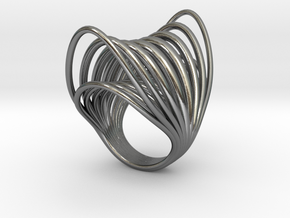Ring 003 in Polished Silver
