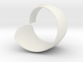 Spiral1 size5 in White Natural Versatile Plastic