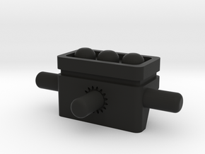 Sunlink - Legion: Missile Pod v1 in Black Natural Versatile Plastic