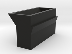 Mortar box for Gilpin County style stamp mill in Black Natural Versatile Plastic