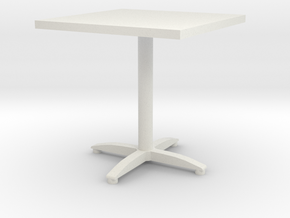 square bistro table in White Natural Versatile Plastic