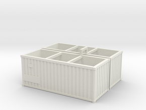 Container2x in White Natural Versatile Plastic