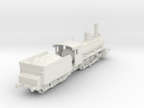 1/100 (15mm wargame) Soviet Ov class Steam Locomot in White Natural Versatile Plastic