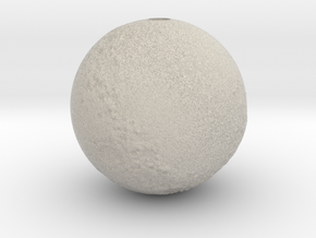 Moon with surface detail in Natural Sandstone