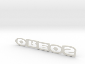 Oreos Logo in White Natural Versatile Plastic