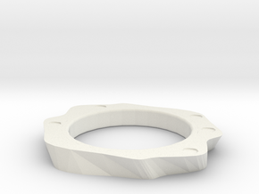 Periodic ring  in White Natural Versatile Plastic