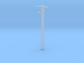 10m HO Scale Stobie Pole in Tan Fine Detail Plastic