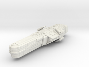 Bothan Battleship small model in White Natural Versatile Plastic