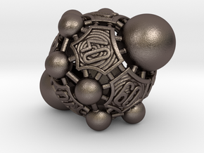 Nucleus D00 in Polished Bronzed Silver Steel