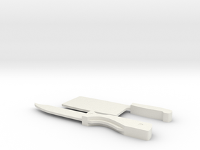 Kill Knife and Cleaver in White Natural Versatile Plastic