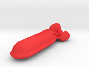 Senate Starship in Red Processed Versatile Plastic