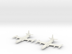 1/200 Lockheed F-94C Starfire (x2) in White Natural Versatile Plastic