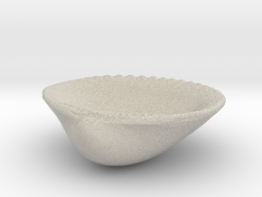 Palm Beach Sea Shell - 3 Inch Jewelry Dish in Natural Sandstone