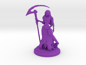 Death Print in Purple Processed Versatile Plastic