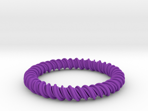 GW3Dfeatures Bracelet A2 in Purple Processed Versatile Plastic