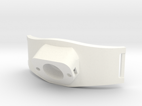 Bracelet Debitmetre V2b in White Processed Versatile Plastic