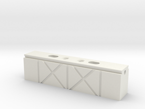 Circuit Board Magnetic Mount Rail Vise in White Natural Versatile Plastic