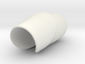 SaddleGrip 23mm in White Natural Versatile Plastic