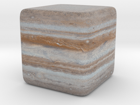 Cube Planet : Jupiter, 1inch in Full Color Sandstone