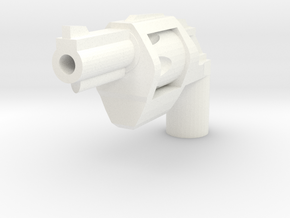 Ratchetrooper Weapon H01 - Revolver in White Processed Versatile Plastic