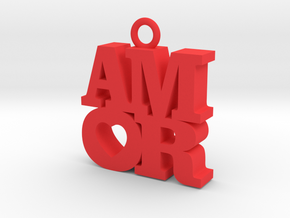 AMOR-dije in Red Processed Versatile Plastic