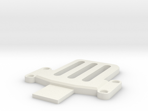 DSLR_cam/IMU_plate-v2 in White Natural Versatile Plastic