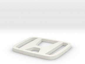 Honda Logo in White Natural Versatile Plastic