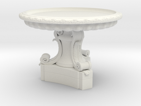 Versailles fountain in White Natural Versatile Plastic